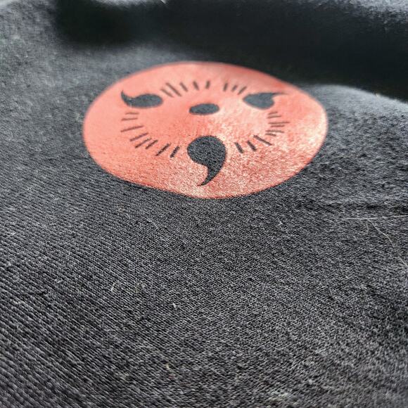 Naruto Shippuden Sasuke Sharingan Black Hoodie Anime Sweatshirt | Adult Small - Picture 6 of 9